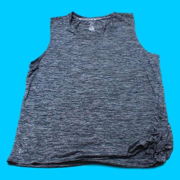 Jillian Michaels Women's IMPACT Tie Bottom Comfort Pullover Gray Shirt (Size XL) - Picture 16 of 16